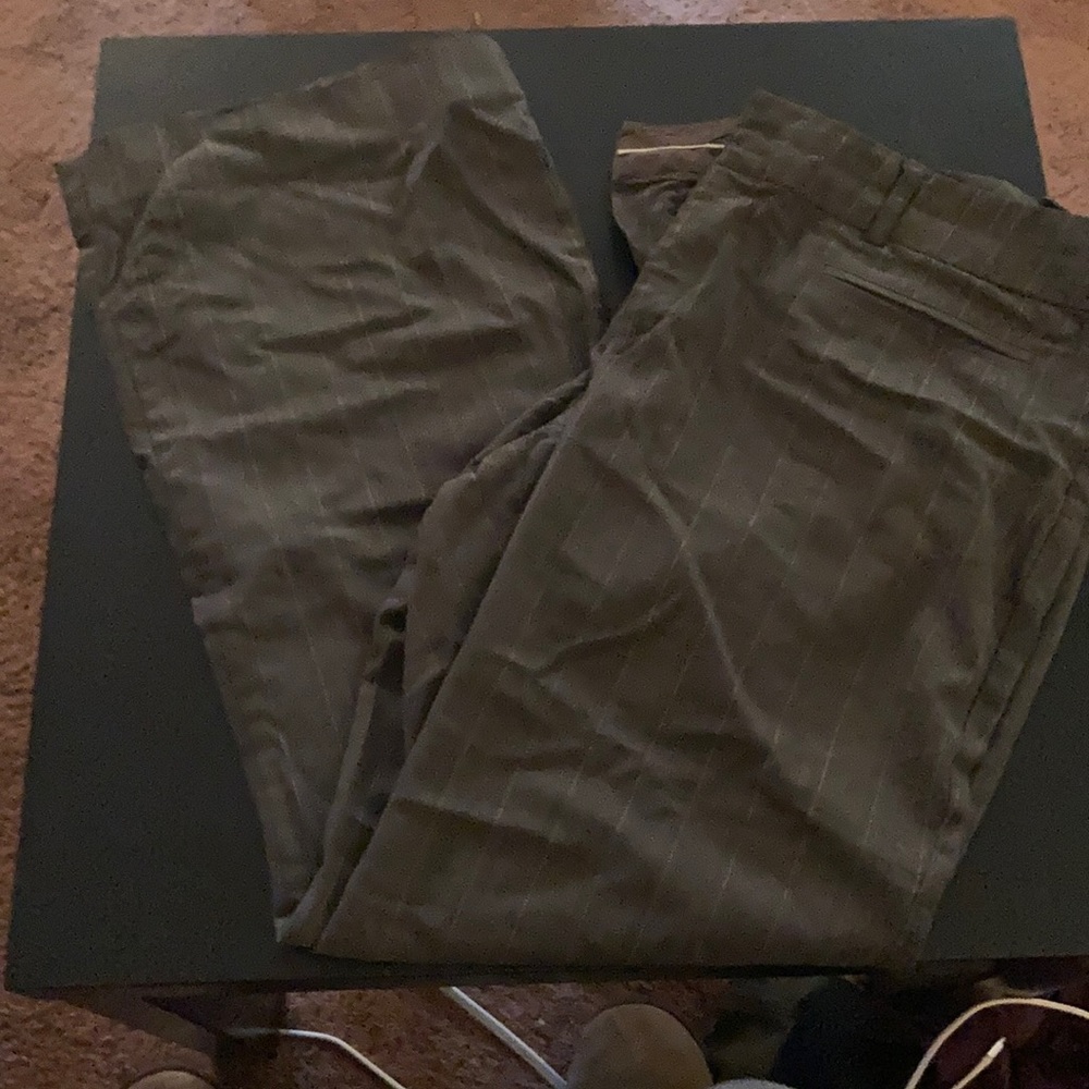 Brown striped Trousers